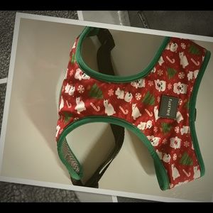 small dog harness holiday theme
